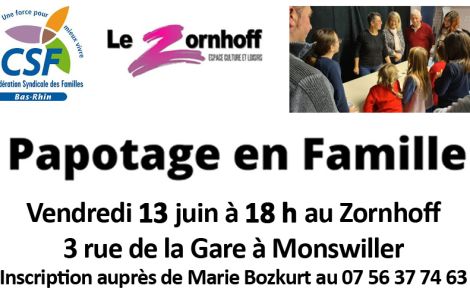 Papotage en famille