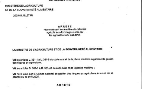 Calamités agricoles