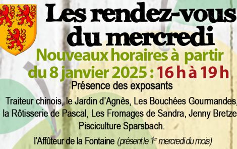 Les rendez-vous du mercredi