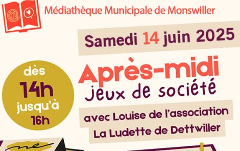 Après-midi jeux de société